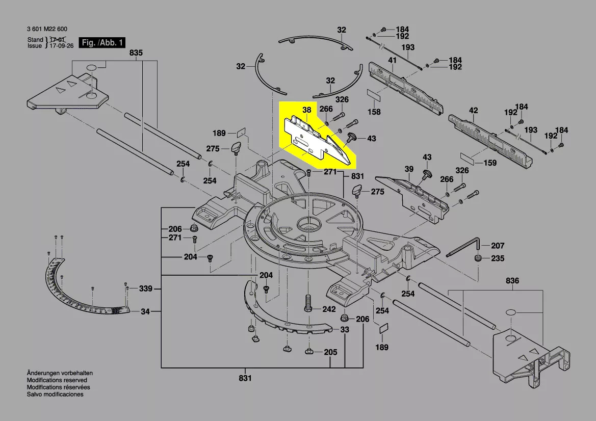 Support butée réf. 1 609 B05 109 Bosch
